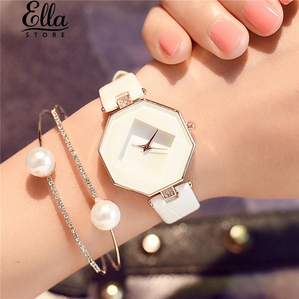 ⌚ ️ Đồng hồ nữ mặt vuông dây giả da | BigBuy360 - bigbuy360.vn