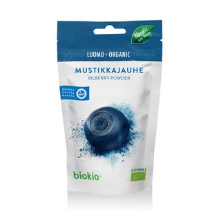 Bột quả Việt quất tự nhiên hữu cơ Biokia Organic Bilberry Powder 30gr