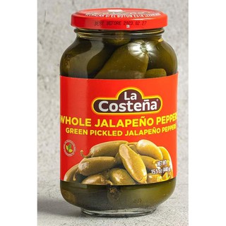 Ớt Trái Ngâm La Costena Whole Jalapeno Peppers 440g