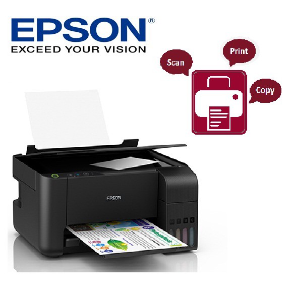 Máy in phun màu L3210  epson, kèm mực in