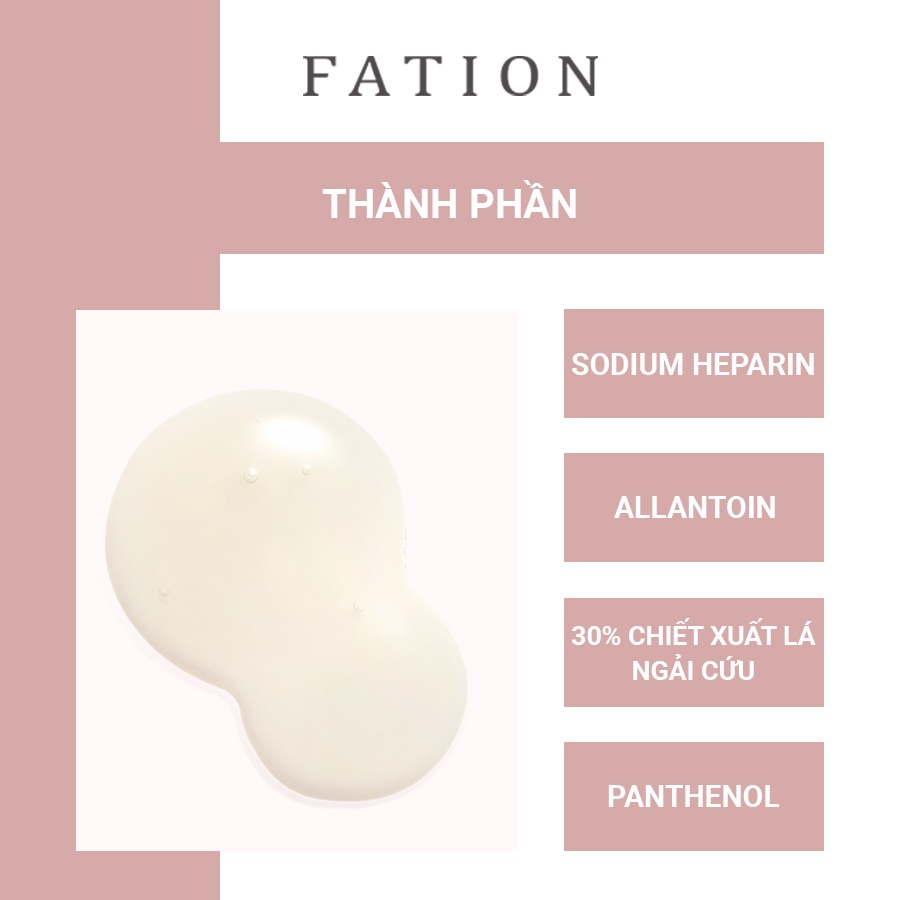 Tinh Chất Dưỡng Ẩm Phục Hồi Và Dưỡng Ẩm Sâu FATION NoSCalm Repair Intensive Ampoule 50ml