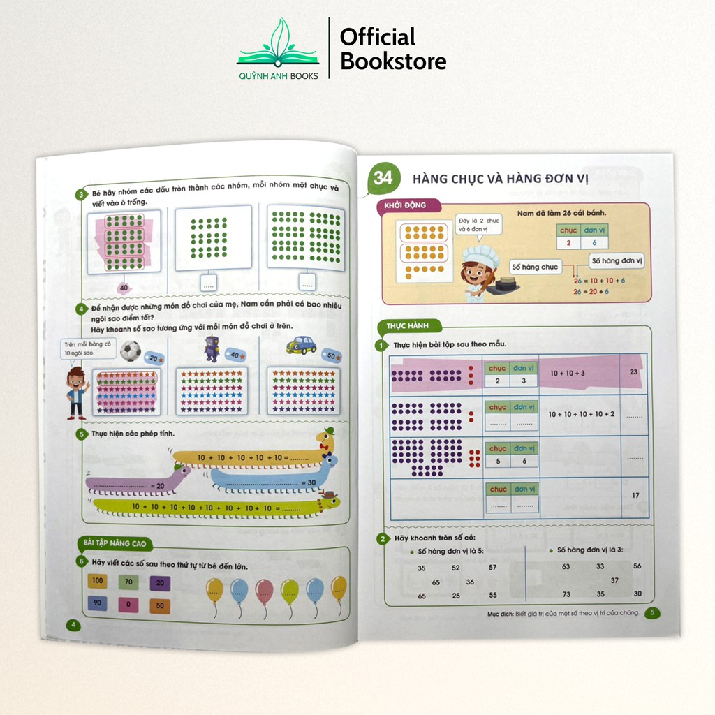 Sách - Sắc màu toán học Chinh phục toán tư duy khơi nguồn sáng tạo 4-6 tuổi - NPH ID Books
