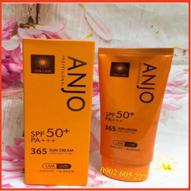 [Hàng chính hãng]Kem chống nắng ANJO PROFESSIONAL SPF50 PA+++ 100ml