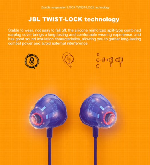 Tai Nghe Nhét Tai Kèm Micro Cho Máy Chơi Game JBL QUANTUM 50 PS4 / PC / XBOX / MAC / VR