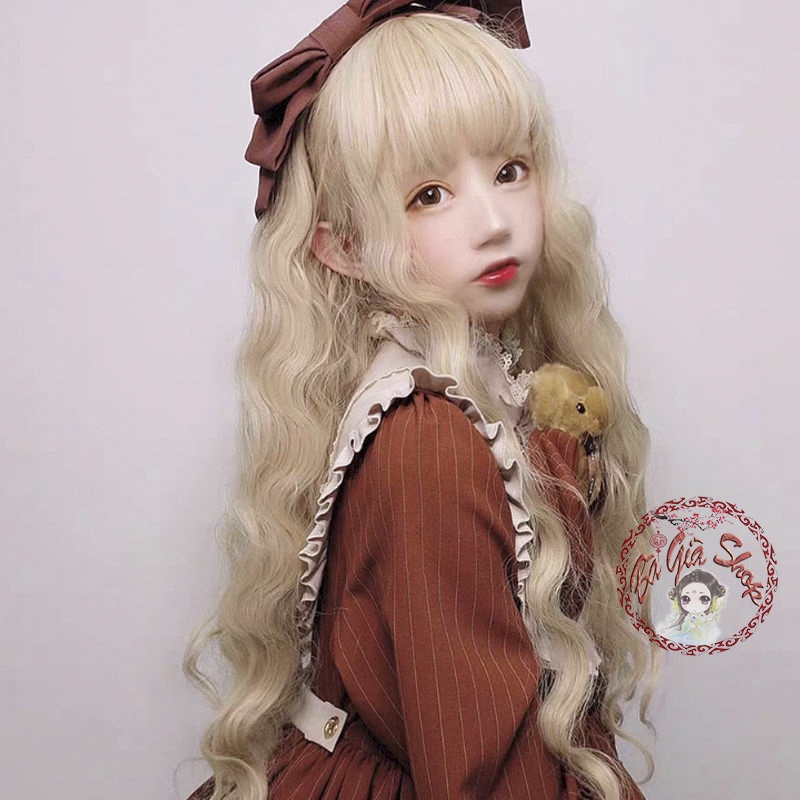 [Nhiều màu] Tóc giả nguyên bộ wig lolita