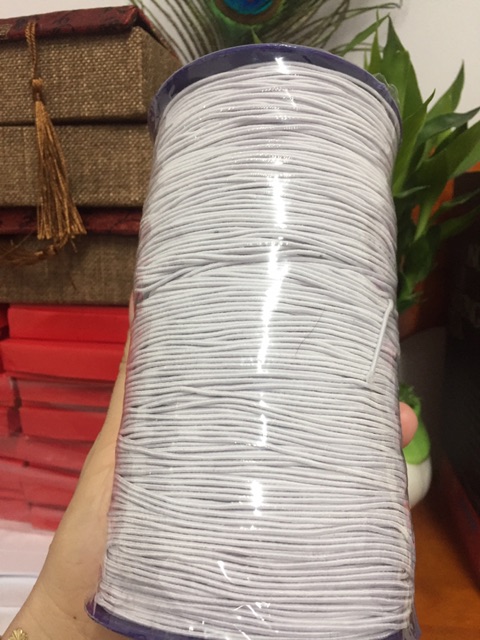 Combo 10m dây thun trắng