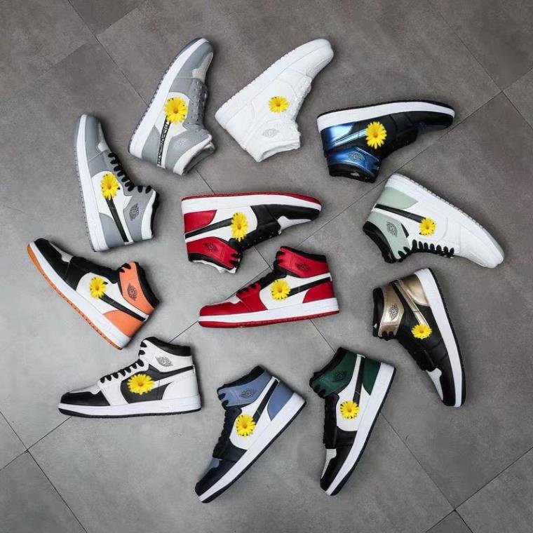 Giày_Nike Jordan 1 Cổ Cao , Giày_Nike Air Jordan 1 Cao Cấp Full Size Nam Nữ " . * !