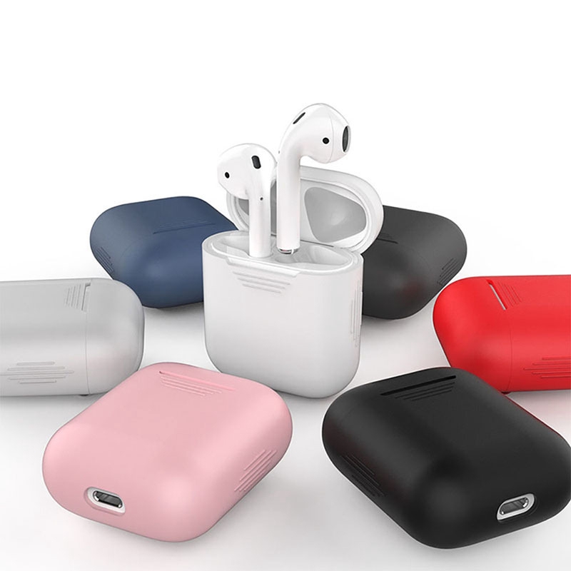 Vỏ Bọc Silicone Mềm Bảo Vệ Hộp Đựng Tai Nghe Airpod Chống Sốc