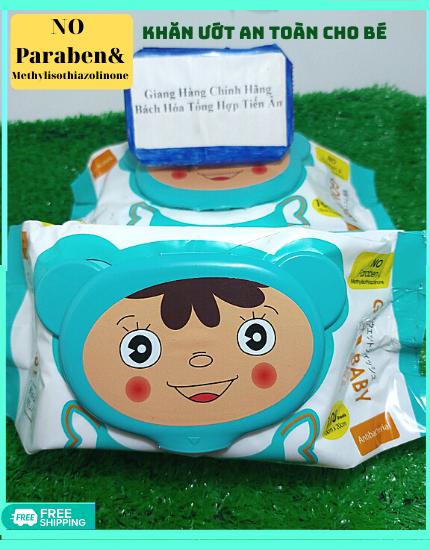 Combo 2 Bịch Khăn Giấy Ướt GOLD BABY 2 X 100 Tờ ( thích hợp cho mọi làn da nhạy cảm )