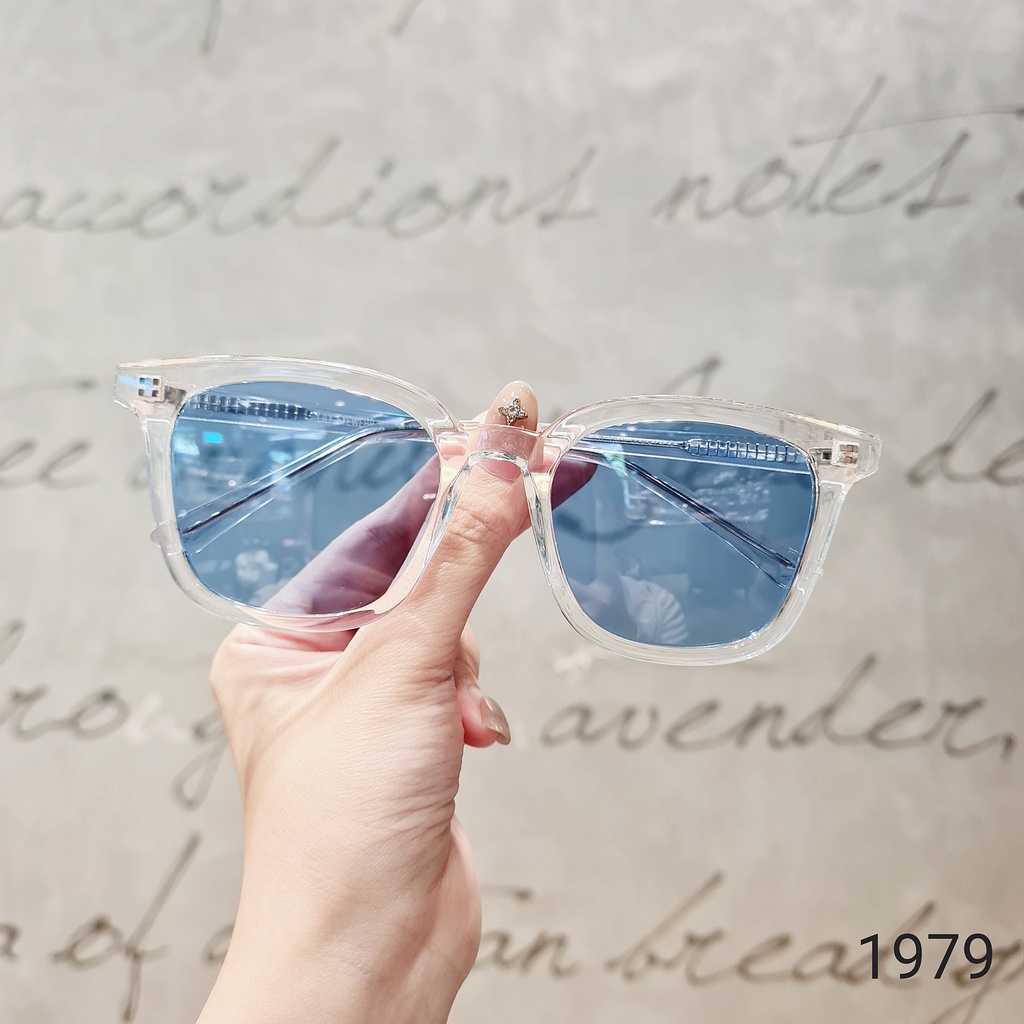Kính râm mắt vuông nam nữ LILYEYEWEAR chất liệu nhựa cứng cáp thanh nhẹ dễ đeo chống tia UV400 màu sắc thời trang 1979