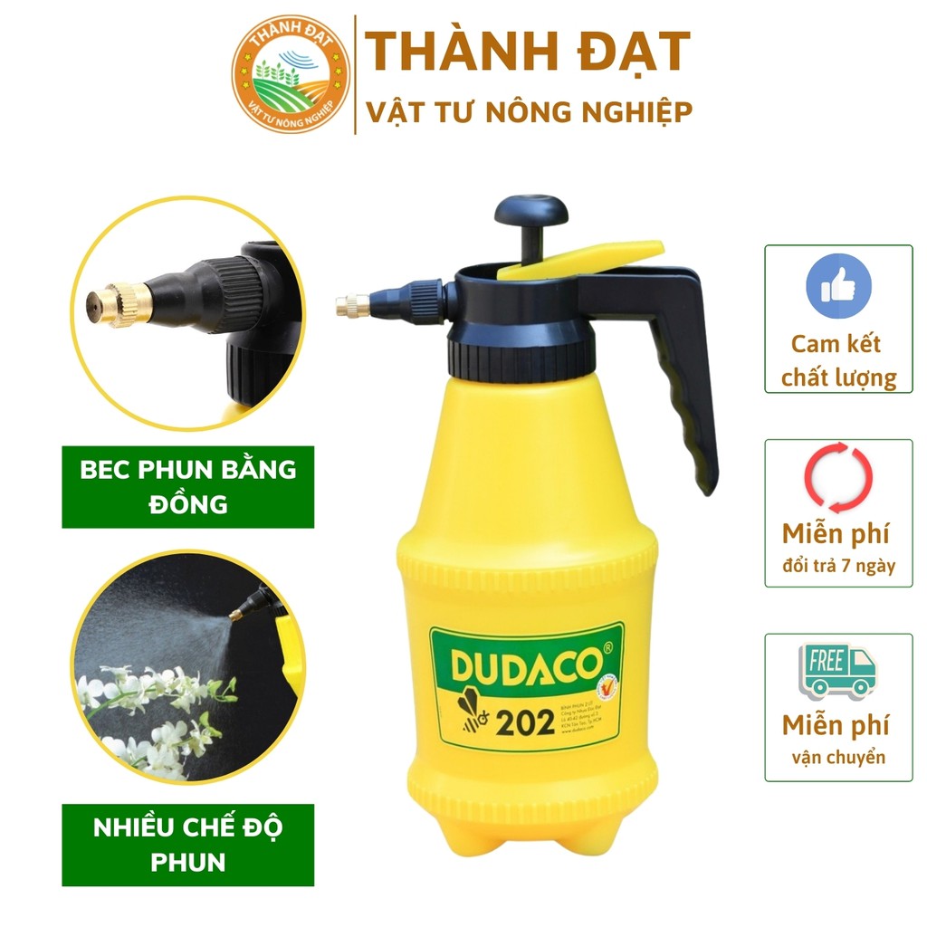 Bình xịt tưới cây, hoa DUDACO 2L