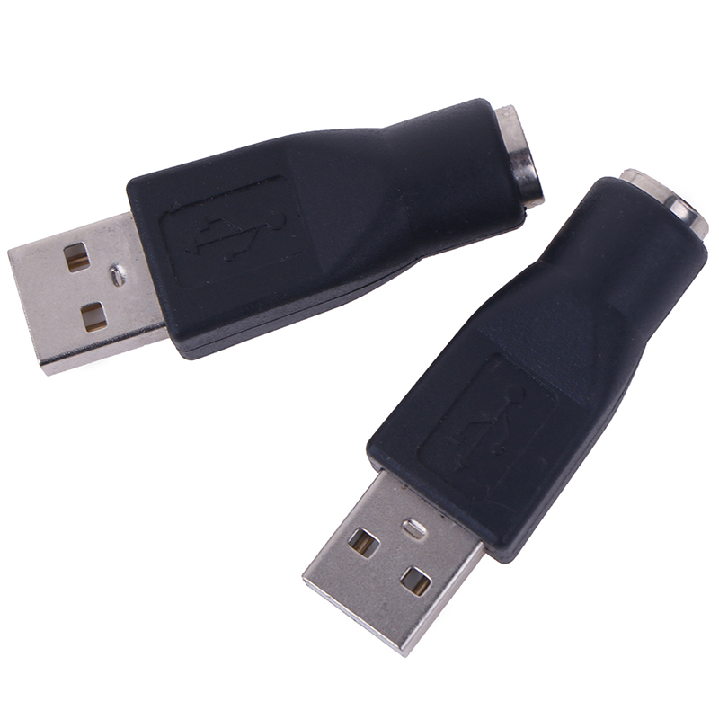 Set 2 Đầu Chuyển Đổi PS / 2 Male Sang USB Female