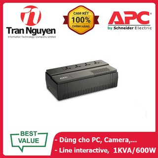 Bộ lưu điện APC BV1000I-MS 1000VA/600W - Hàng chính hãng