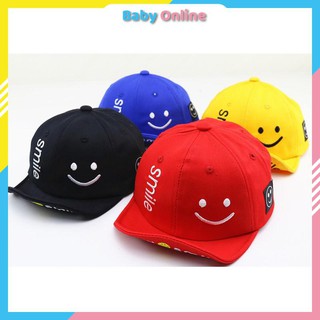 Mũ Trẻ Em Cho Bé Trai Bóng Chày Từ 0 Đến 2 Tuổi ( Mũ Smile )