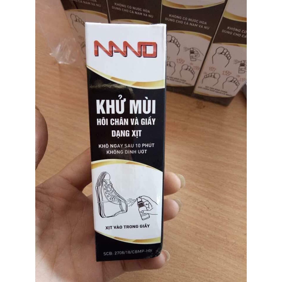 XỊT KHỬ MÙI HÔI CHÂN NANO