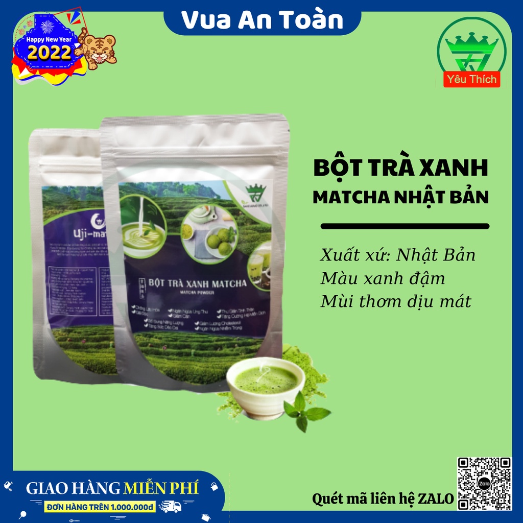 Bột Trà Xanh Matcha Nhật Bản 100gram