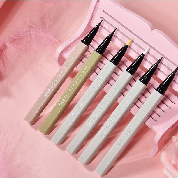 Bút Kẻ Mắt Dạ Màu Sắc Gogo Tales GT146 Chống Thấm Nước Lâu Trôi Bền Màu, Nhiều Màu Sắc Tạo Nhiều Phong Cách Makeup