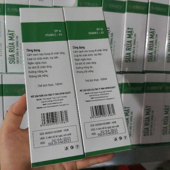 Sữa rửa mặt nha đam swhite 2020 -2021 | BigBuy360 - bigbuy360.vn