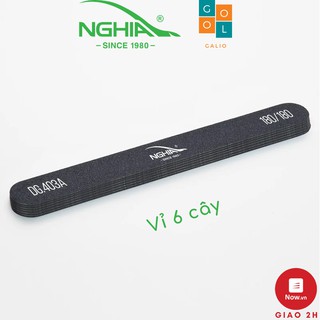 Vỉ 6 cây dũa móng tay giấy vỉ nhựa cao cấp kềm nghĩa dg.403a,b