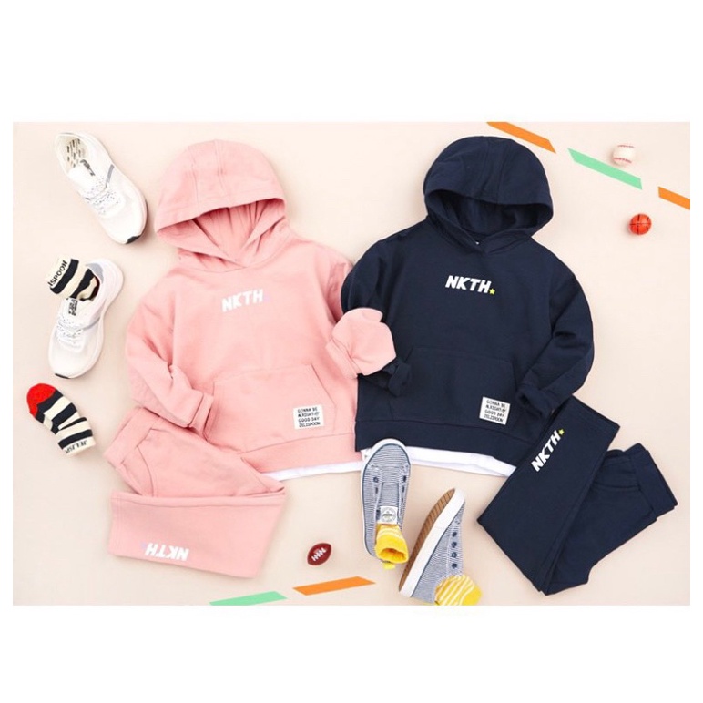 Bộ nỉ áo hoodie Jelispoon