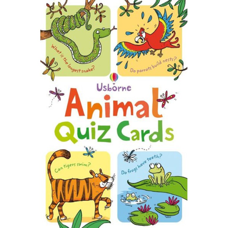 Sách - Activity Card: Animal Quiz Cards