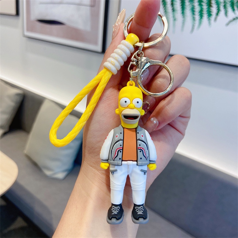 Móc Chìa Khóa Hình Simpsons Xinh Xắn Đáng Yêu