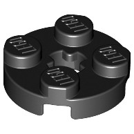 Gạch Lego tấm 2 x 2 tròn có lỗ trục / Lego Part 4032: Plate, Round 2 x 2 with Axle Hole
