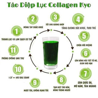 [Da sáng mịn tức thì] Tảo diệp lục Collagen