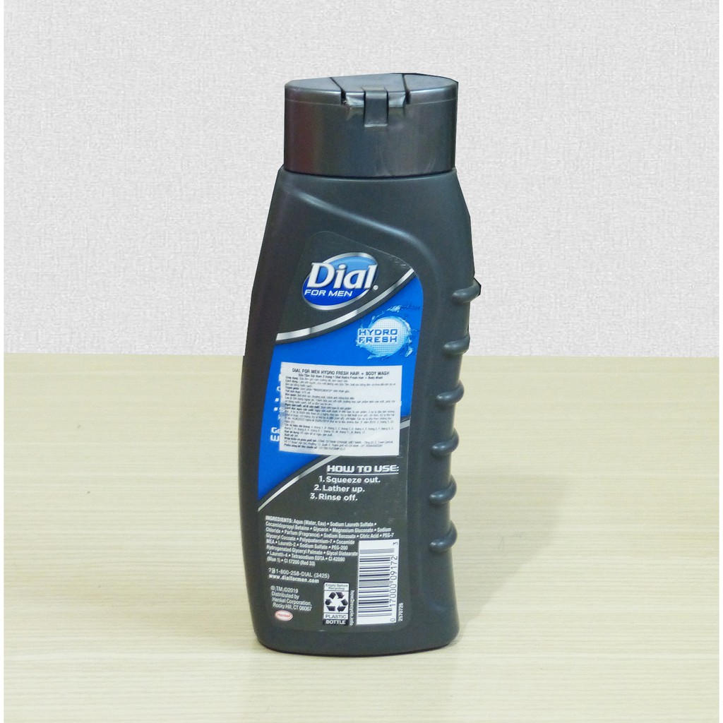 Sữa tắm gội Dial For Men  Hydro Fresh 473ml