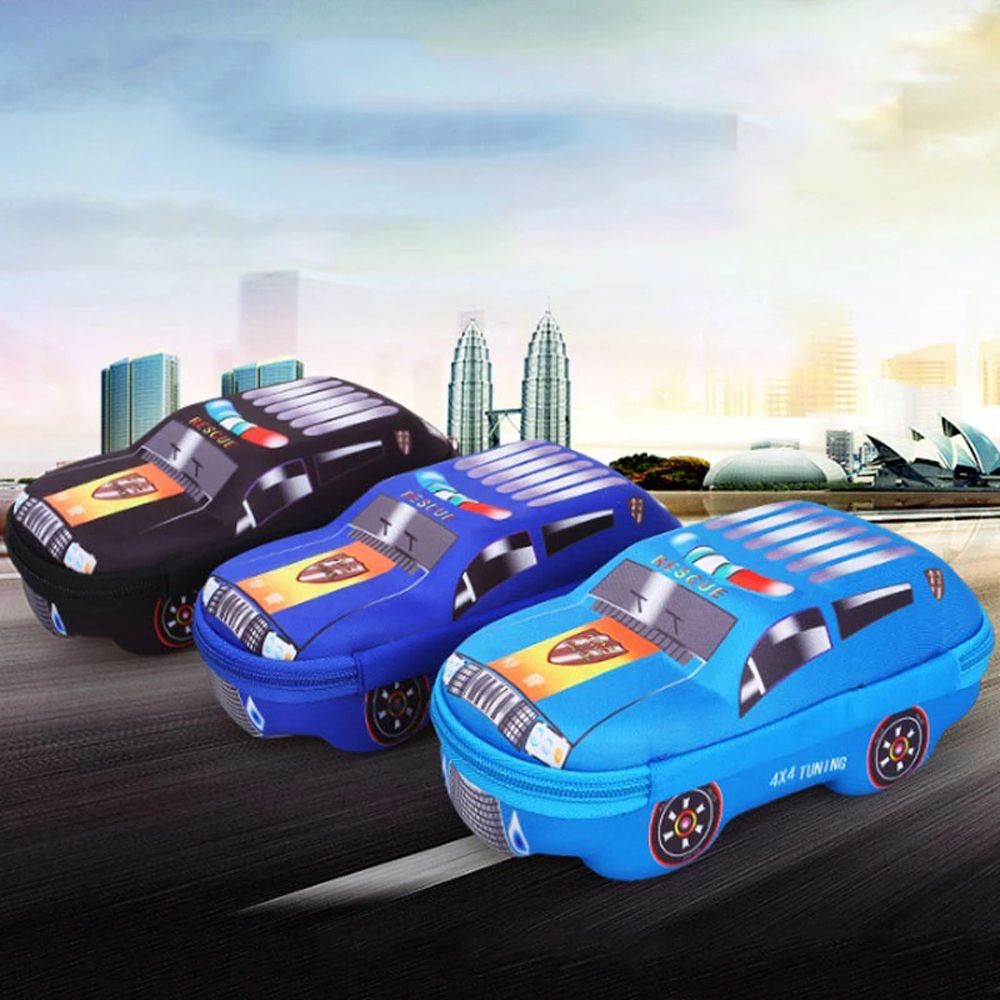 Hộp đựng bút thiết kế hình xe hơi 3D bằng nhựa EVA nhiều màu tùy chọn cho bé