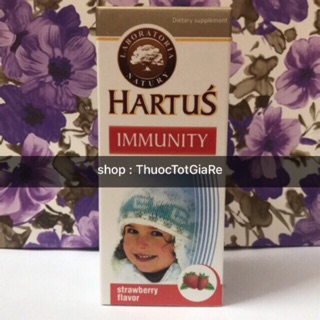 Combo 2 hộp Hartus Immunity - Siro Tăng miễn dịch