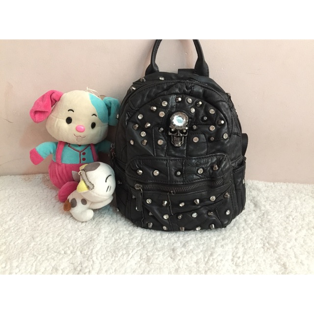 Balo mini da thật 2hand KT: 20x25cm