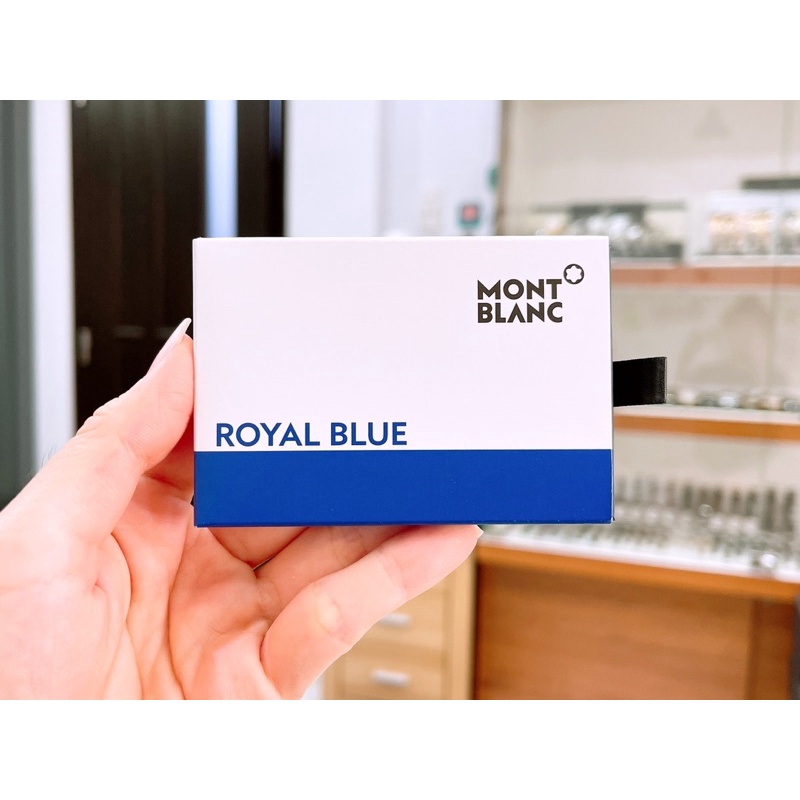 [Chính Hãng][Mực Xanh]Mực Bút Máy Montblanc Ink Cartridge 8 Ống Royal Blue 105193