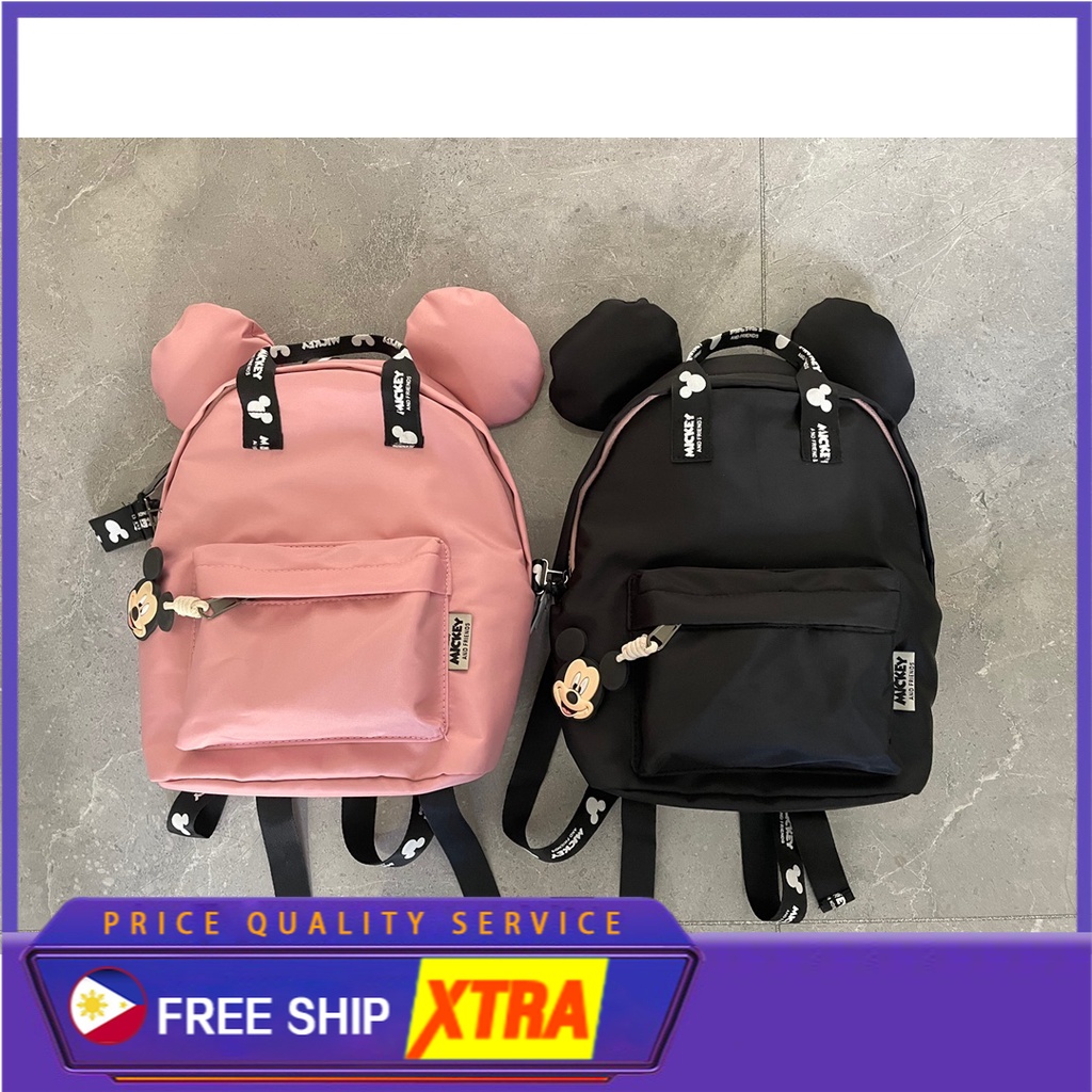 Túi Trẻ Em Zara Mickey Mouse Girls Ba Lô Nylon Hoạt Hình Thể Thao Ngoài Trời Túi đi Học Mini