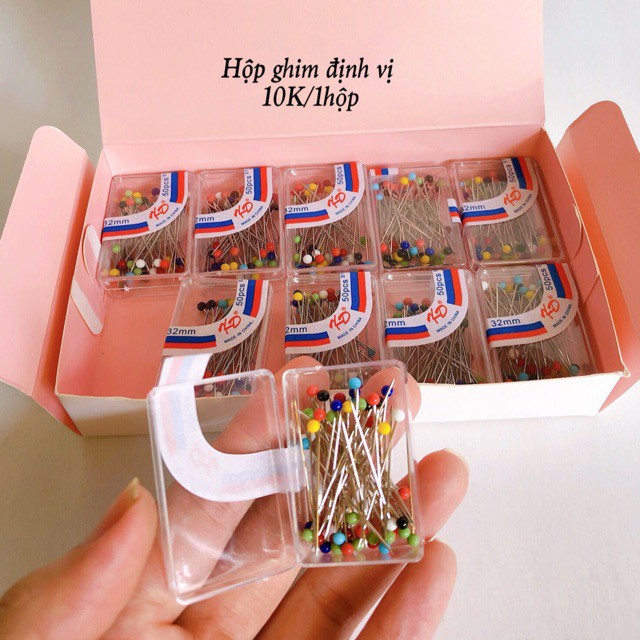 Hộp ghim định vị 50 cái cố định sản phẩm