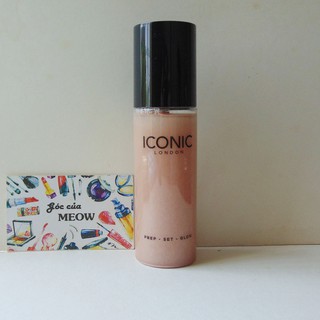 Iconic London Prep-Set-Glow xịt makeup căng bóng