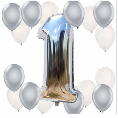 Bong bóng số size To 70cm bịch 1 cái bóng trang trí sinh nhật Phụ kiện trang trí sinh nhật happy birthday