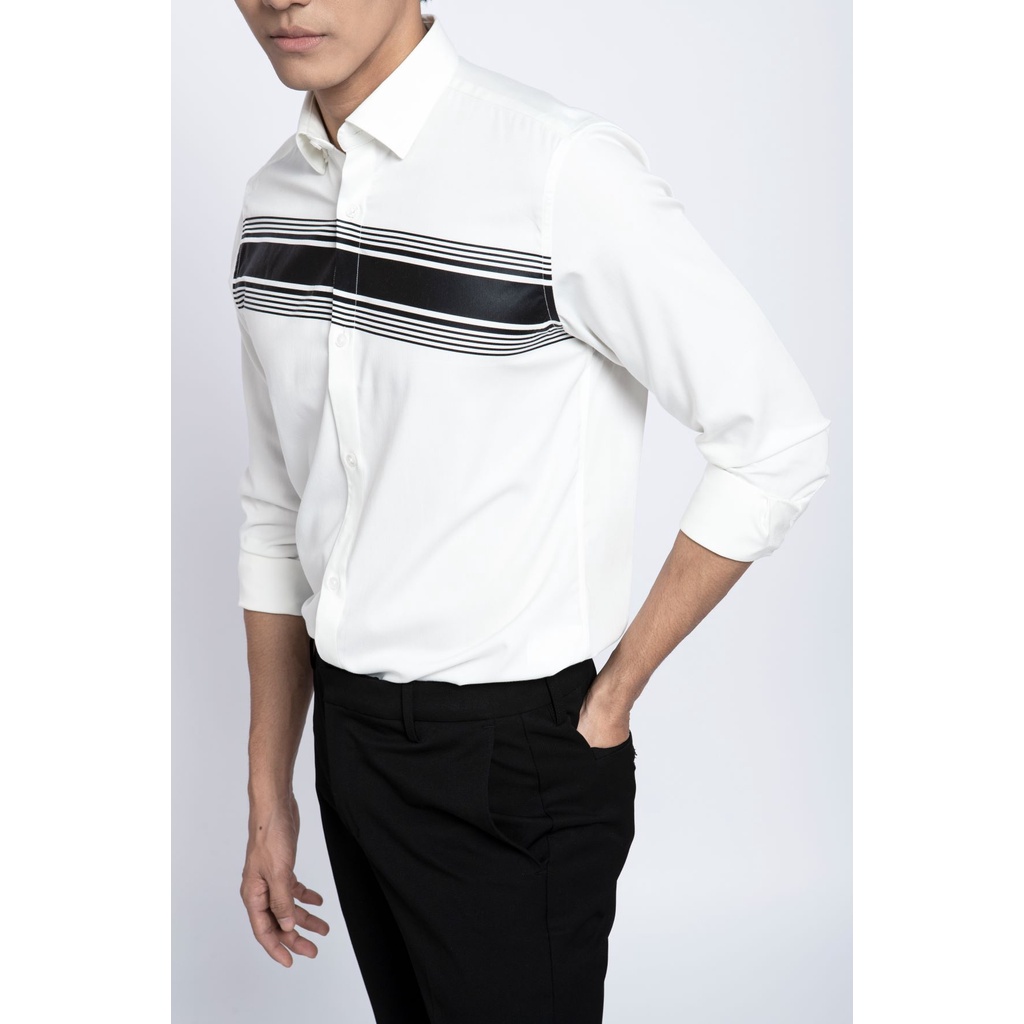Áo sơ mi nam BEN &amp; TOD 20024 tay dài công sở tôn dáng, vải cotton lụa không nhăn, thấm hút mồ hôi
