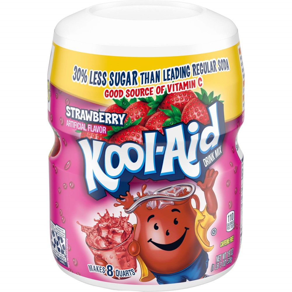 (5 vị) Bột pha nước trái cây Kool Aid hộp 538gr