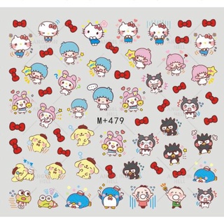 M+479-538 Nail Sticker ( dán nước ) _ kéo để xem mẫu