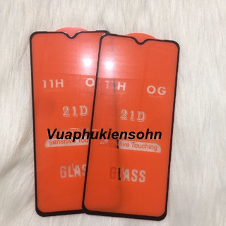 Kính Cường lực Realme 5 / Realme 5 pro Full màn hình 21D độ kết dính cao Tặng Phụ Kiện Dán