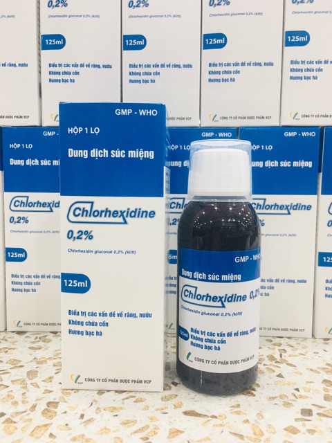 DUNG DỊCH SÚC MIỆNG CHLORHEXIDINE 0.2%