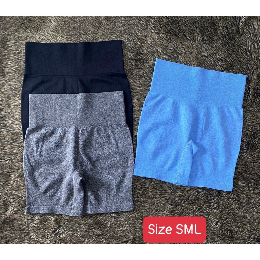 Quần Đùi Trơn Vải Dệt Kim Tập Gym Yoga Nữ - QN0916