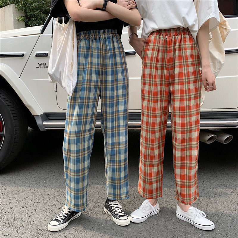 Quần Dài Ca Rô Ca Rô Thời Trang Cổ Điển Kiểu Hàn Quốc | BigBuy360 - bigbuy360.vn