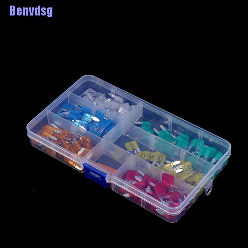 Bộ 120 Cầu Chì mini Lưỡi micro Chuyên Dụng Cho Xe Hơi /