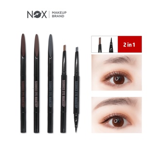 Chì Kẻ Mày Kiêm Kẻ Mắt NOX Hai Đầu Chống Thấm Nước Lâu Trôi 0.3g
