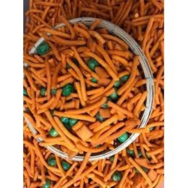 500g Bim bim que cay mix đậu Hà Lan ngon giòn