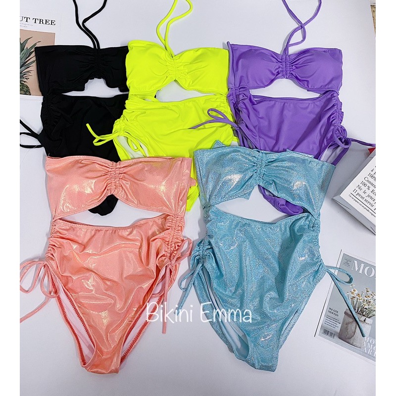 Bikini dây rút mặc 2 kiểu (hình thật shop chụp)