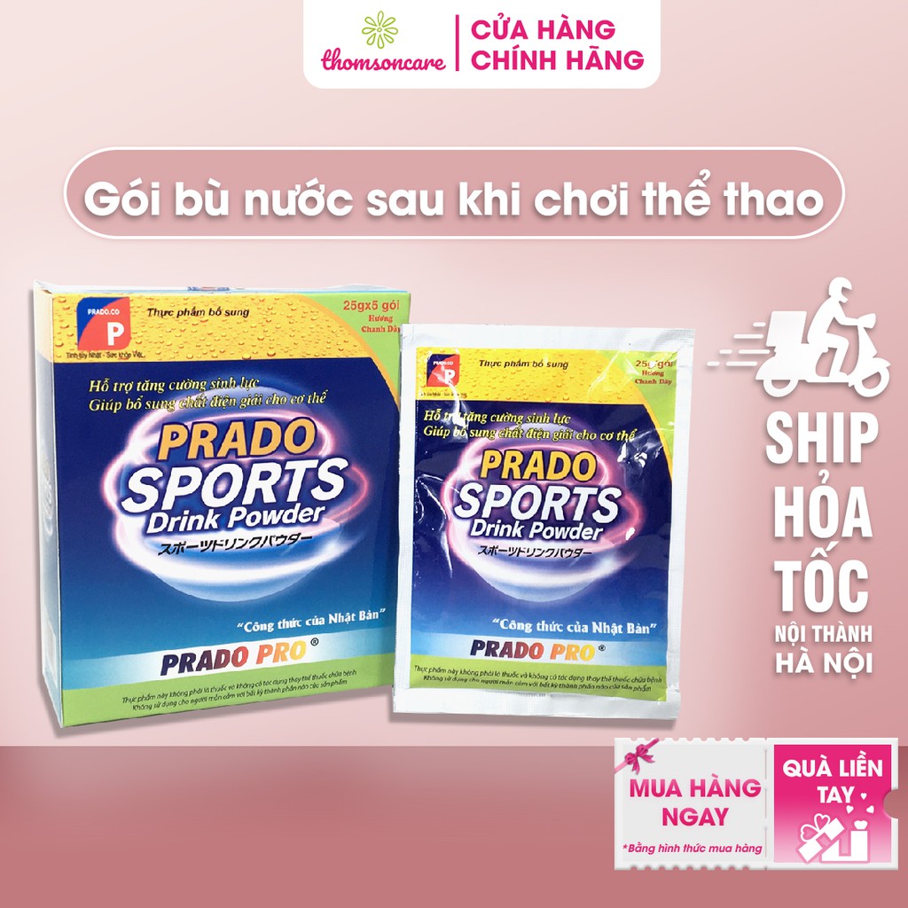 Gói bù nước sau khi chơi thể thao - Fine Sports Drink - công nghệ Nhật Bản - Hộp 5 gói