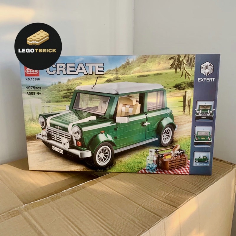 Đồ chơi lắp ráp mô hình thông minh Mini Cooper Tbrick - nonlego